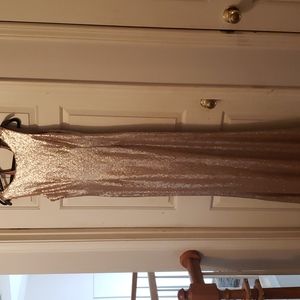 Sequin Maxi Dress by Lulu's. Size Large